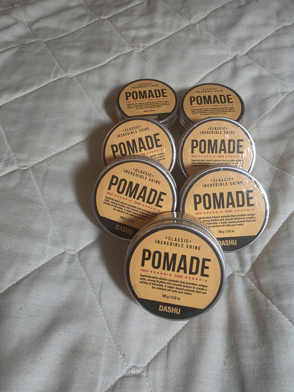Dashu Classic Incredible Shine Pomade Lot Of 7.